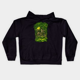 Children and Crocodile Kids Hoodie